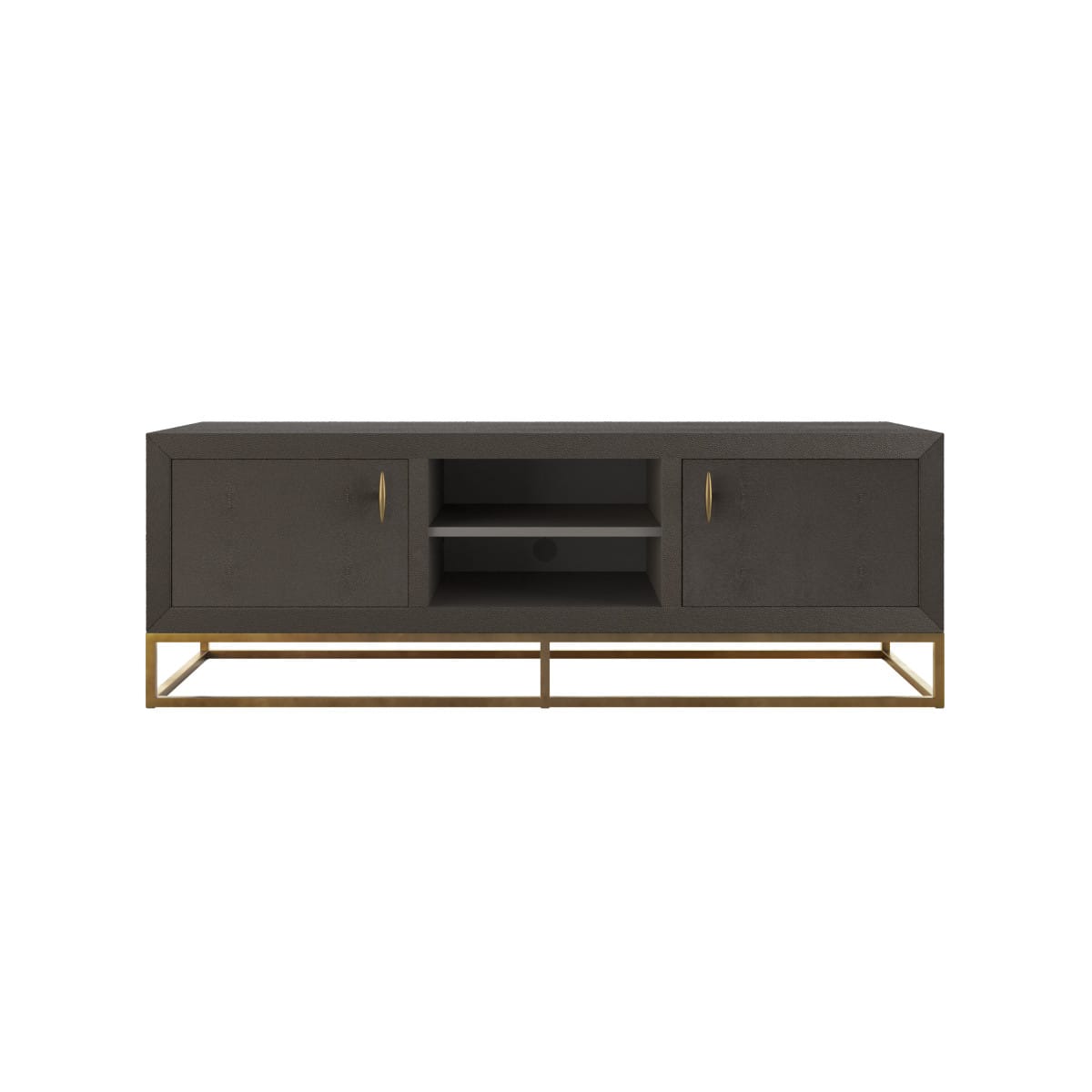 DI Designs Living Hampton TV Unit | Brown Shagreen House of Isabella UK