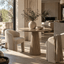 DI Designs Living Leckford Ribbed Occasional Table | Aged Oak House of Isabella UK