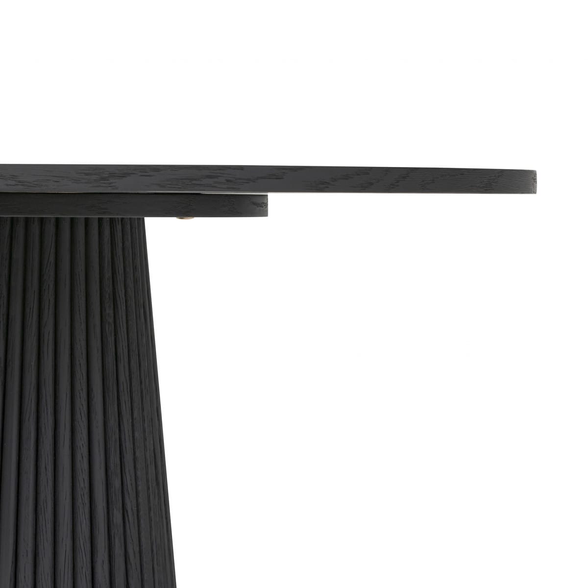 DI Designs Living Leckford Ribbed Occasional Table | Black Oak House of Isabella UK