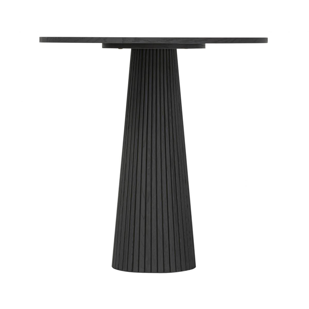 DI Designs Living Leckford Ribbed Occasional Table | Black Oak House of Isabella UK