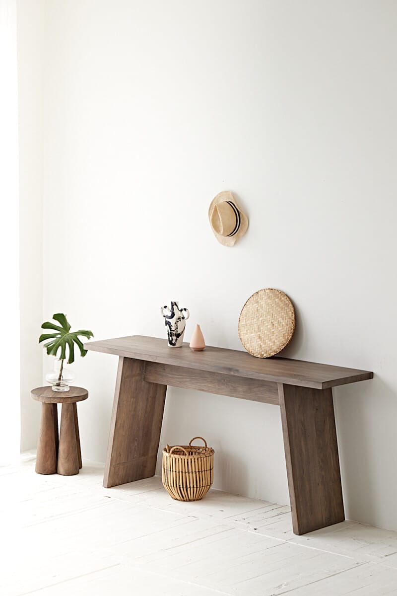 DI Designs Living Tibberton Console Table | Recycled Elm House of Isabella UK
