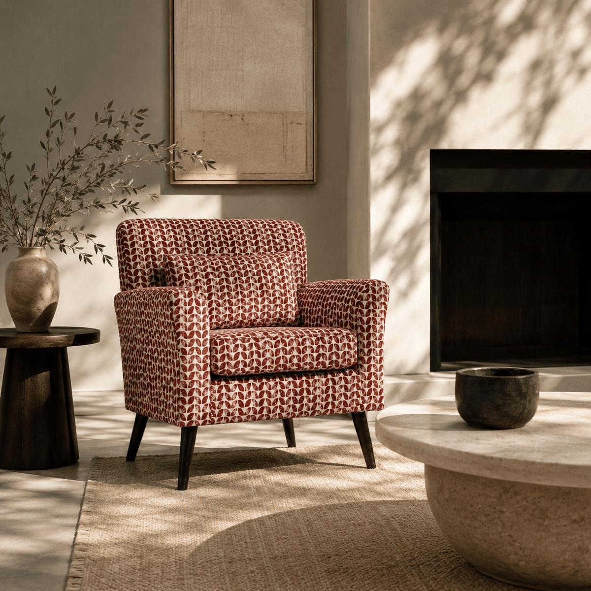 DI Designs Living Warnborough Club Chair - Red House of Isabella UK