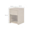 DI Designs Living Wickham Bedside Table | One Drawer | Oak | Ribbed House of Isabella UK