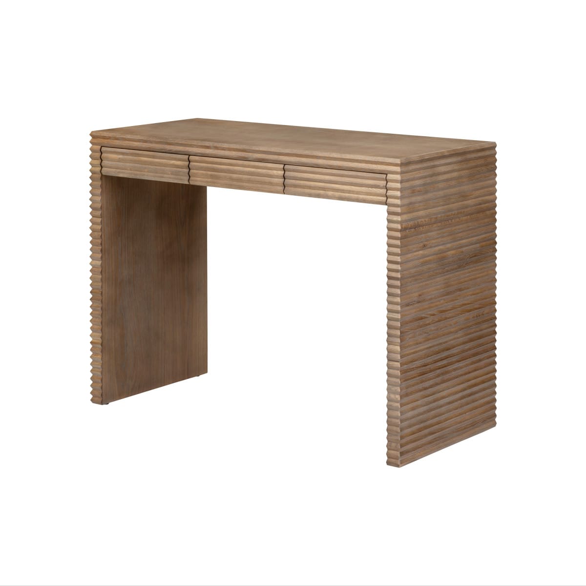 DI Designs Living Wickham Desk | Oak | Ribbed House of Isabella UK