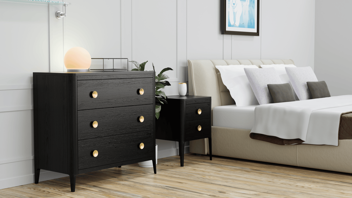 DI Designs Sleeping Abberley Bedside - Black House of Isabella UK