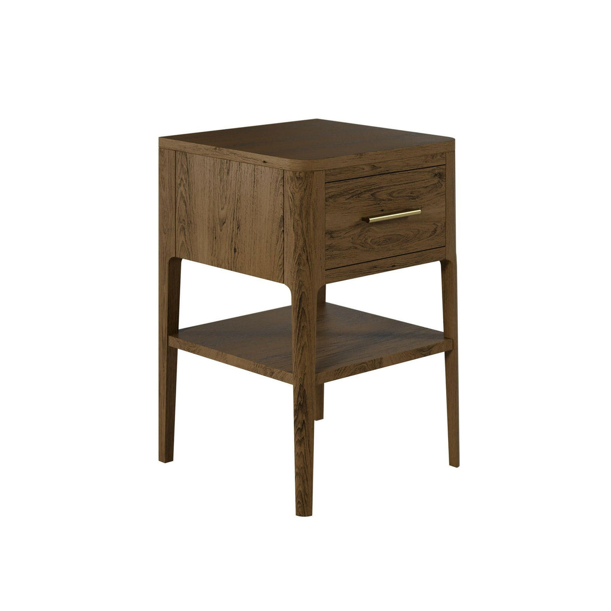 Abberley Bedside - Brown - 1 Drawer.