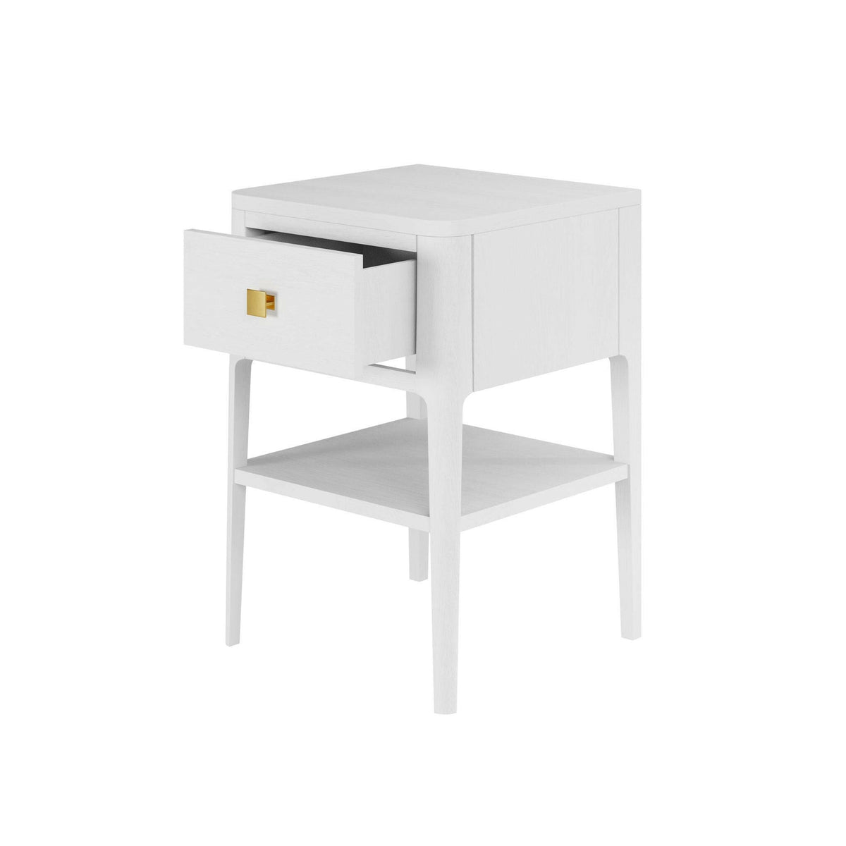 Abberley Bedside - White - 1 Drawer.