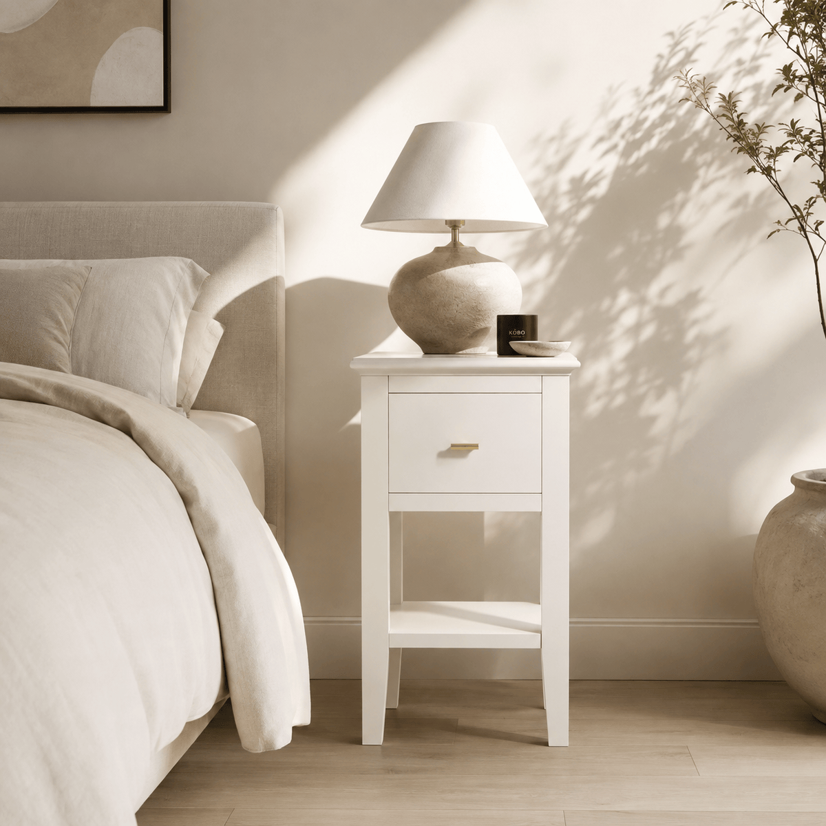 DI Designs Sleeping Chilworth Bedside - Grey House of Isabella UK