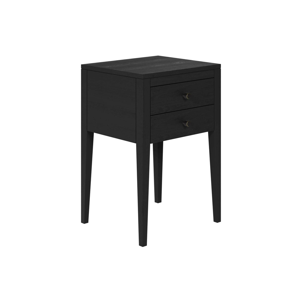 Radford Bedside - Black - 2 Drawers.