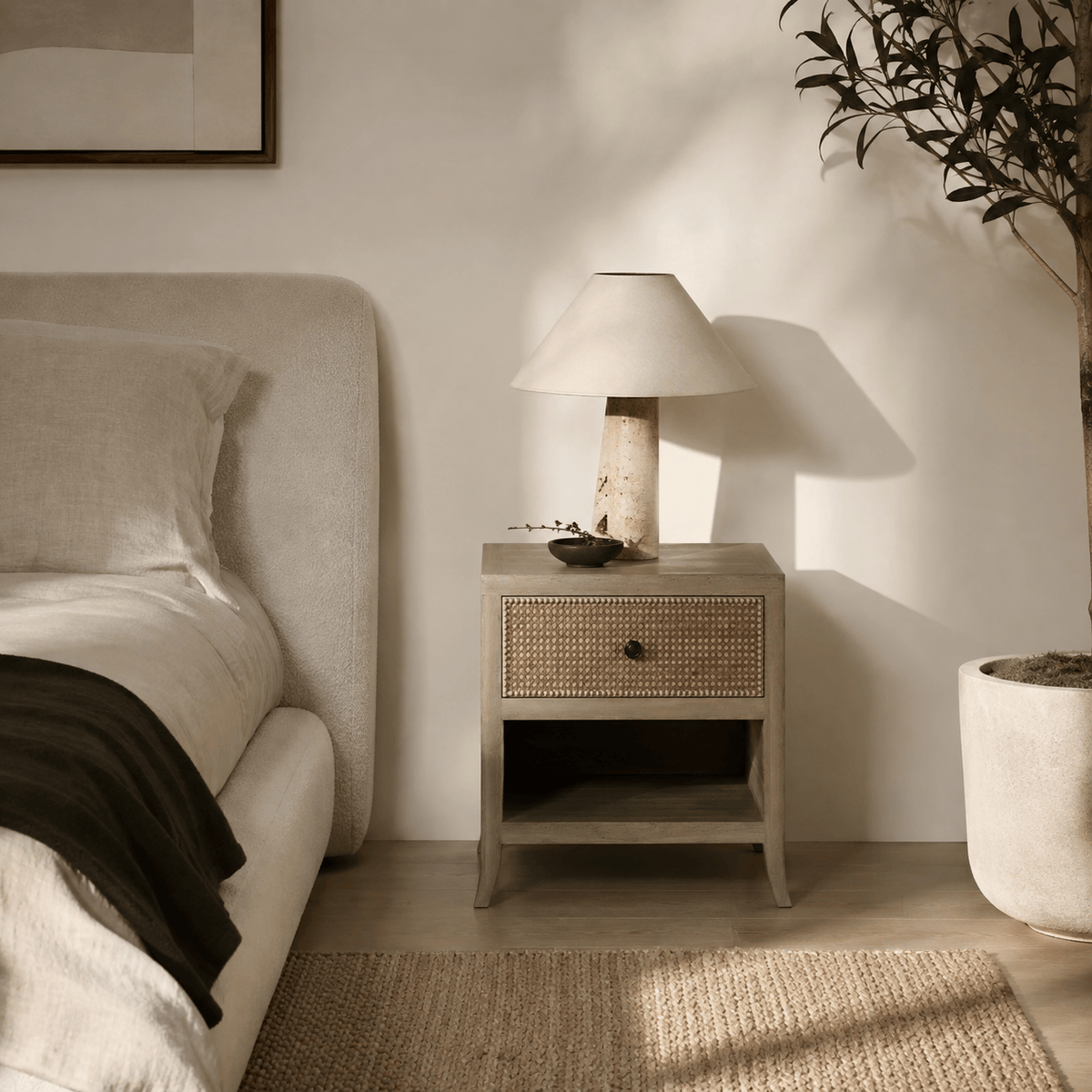 DI Designs Sleeping Witley Bedside - One Drawer House of Isabella UK