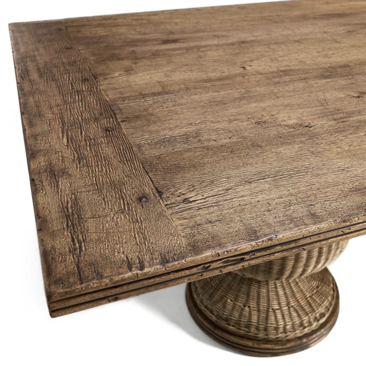 Jonathan Charles Dining Palm Court Rattan Dining Table - Large 305cm House of Isabella UK