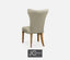 Winged Dining Chair with Chestnut Leg - MAZO