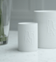 DOLNI CANDLE Dolni Large White Ceramic 600g Amber & Patchouli Candle House of Isabella UK