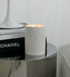 DOLNI CANDLE Dolni Large White Ceramic 600g Amber & Patchouli Candle House of Isabella UK