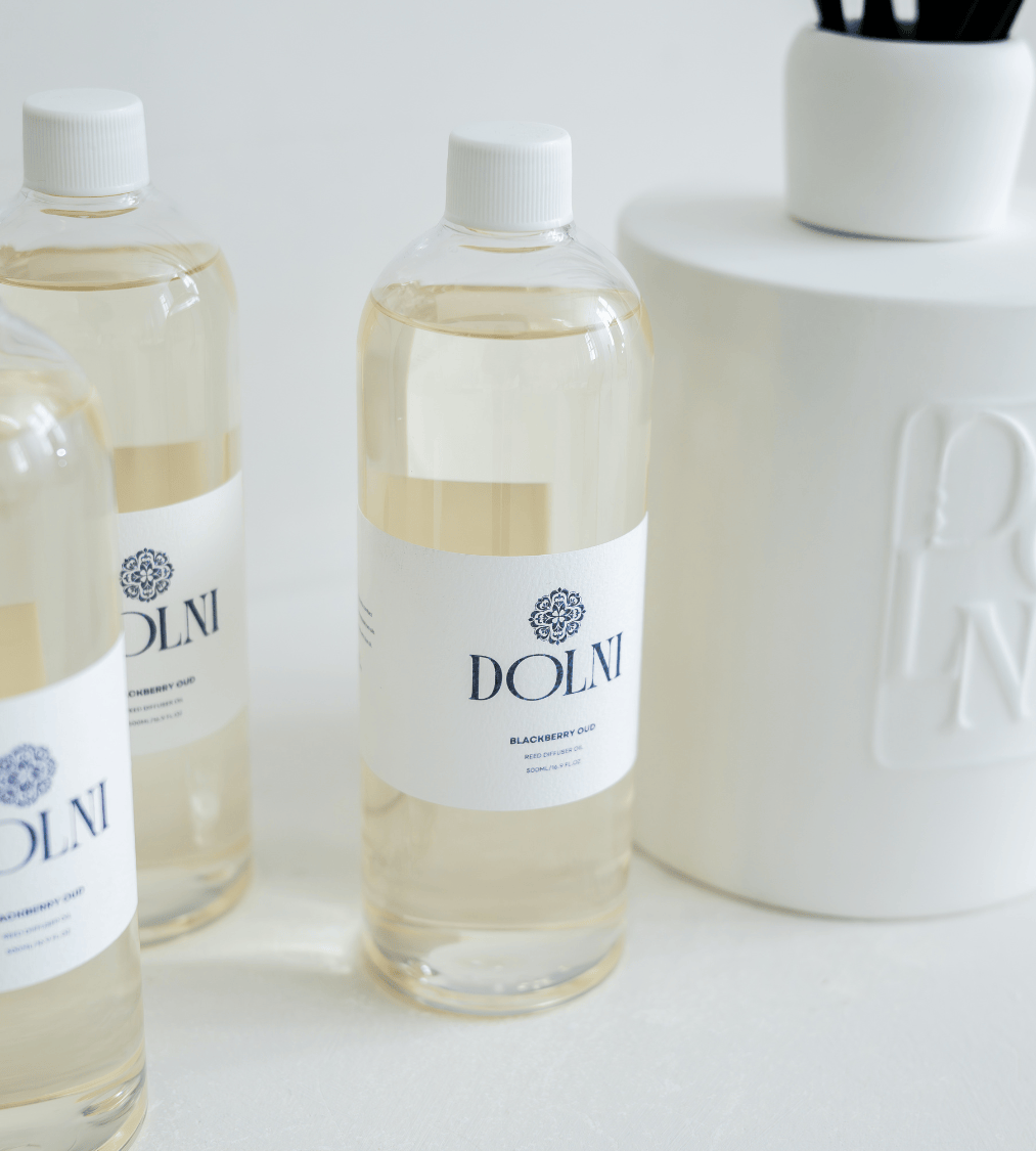 DOLNI DIFFUSER REFILL Dolni Blackberry Oud 500ml Reed Diffuser Refill House of Isabella UK