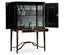 Formal Black & Gold Drinks Cabinet