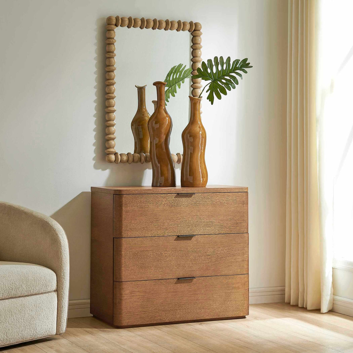 Duluth Oak 3 Drawer Chest