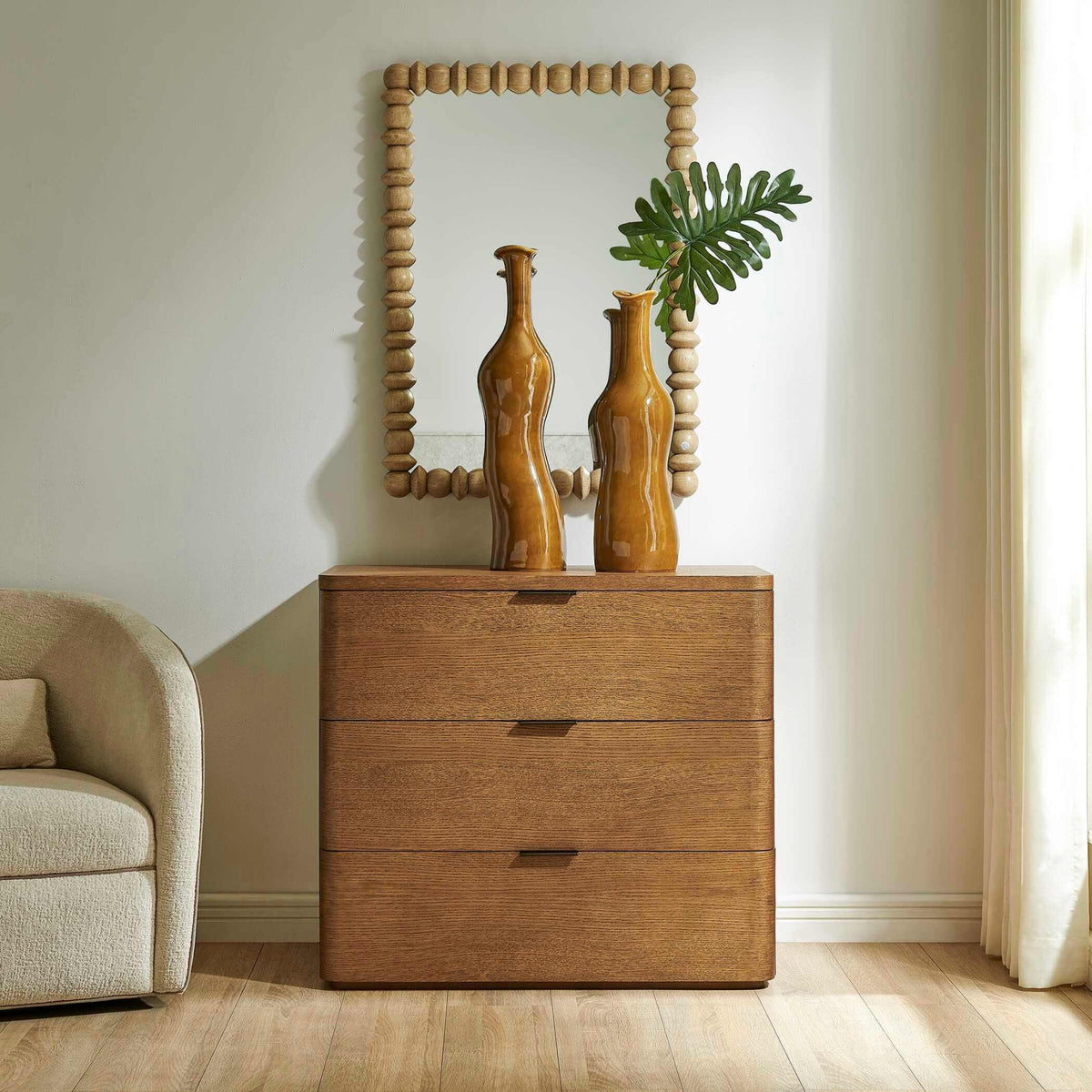 Duluth Oak 3 Drawer Chest