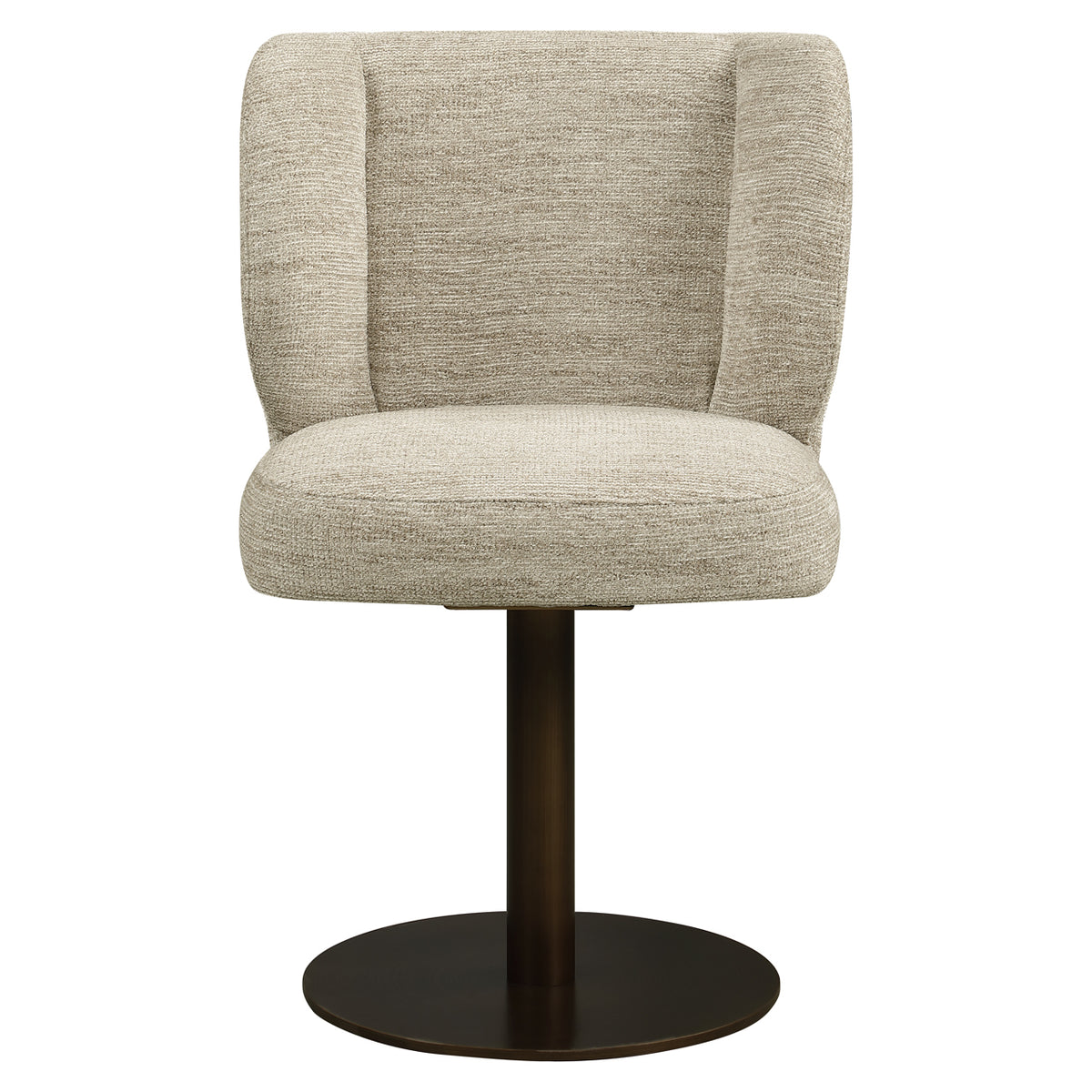 Dining chair Fiona natural softweave swivel