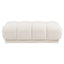 Pouffe & Footstool Noah beige blockweave
