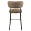 Counter stool Encanto brown tweed
