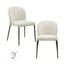 Dining chair Stacker  biscotti fire retardant (Set of 2)