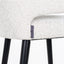Bar stool Indigo white bouclé