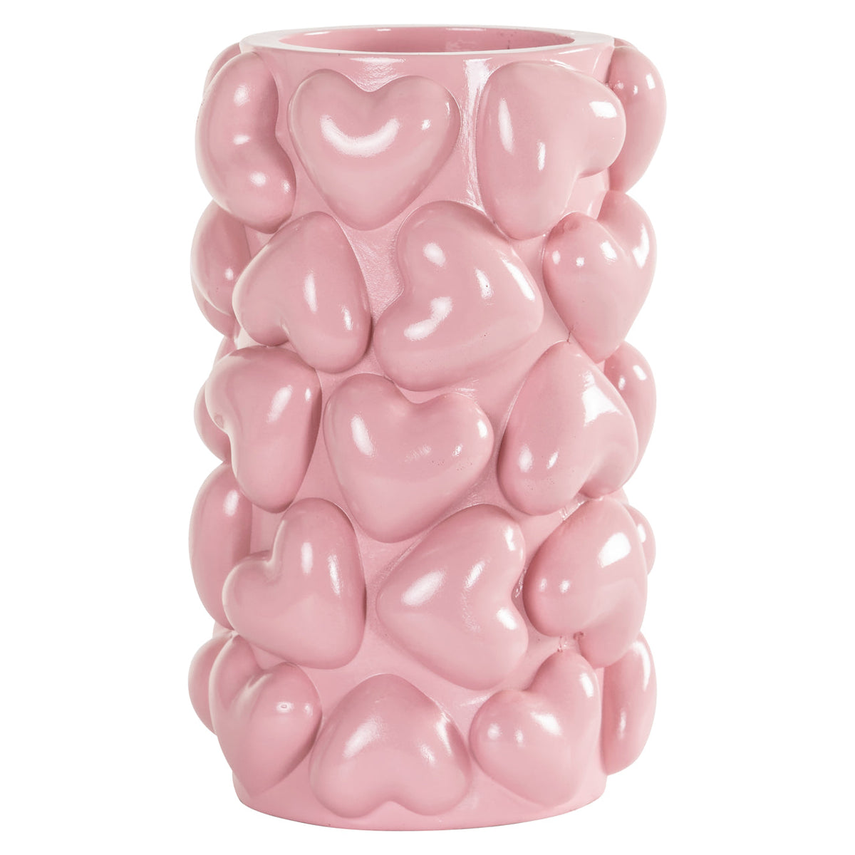 Candle holder Emel pink small