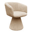Dining chair Madeline cream unicorn swivel