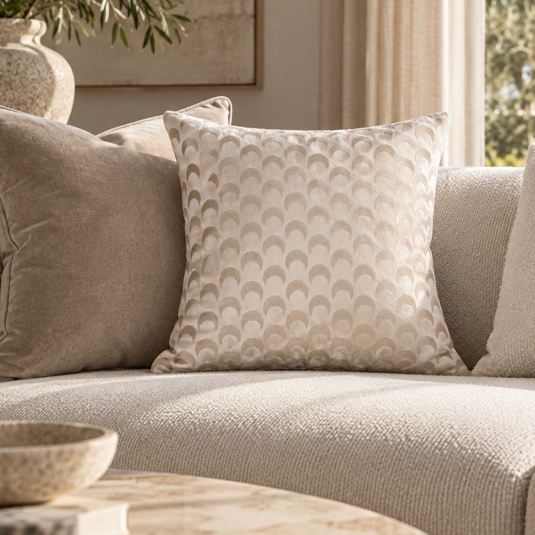 Malini Soli Ivory Cushion