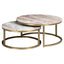 Coffee table Bottega Blush beige (Set of 2)