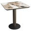 Bistro table Langford brown 70x70