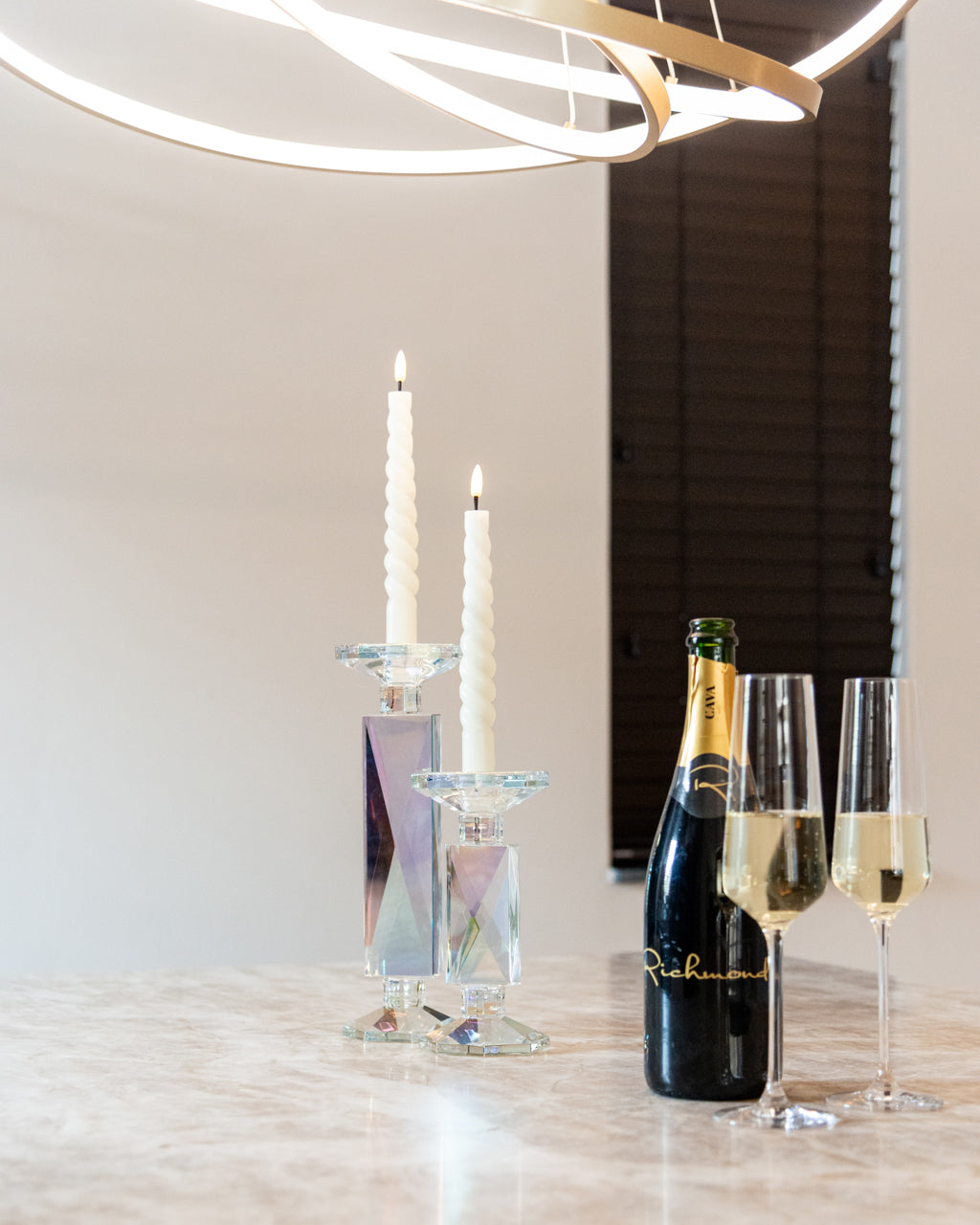 Candle holder Rainbow small