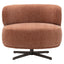 Lounge chair Lauren be straight mocha mousse swivel
