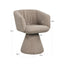 Dining chair Madeline mocca chunky swivel