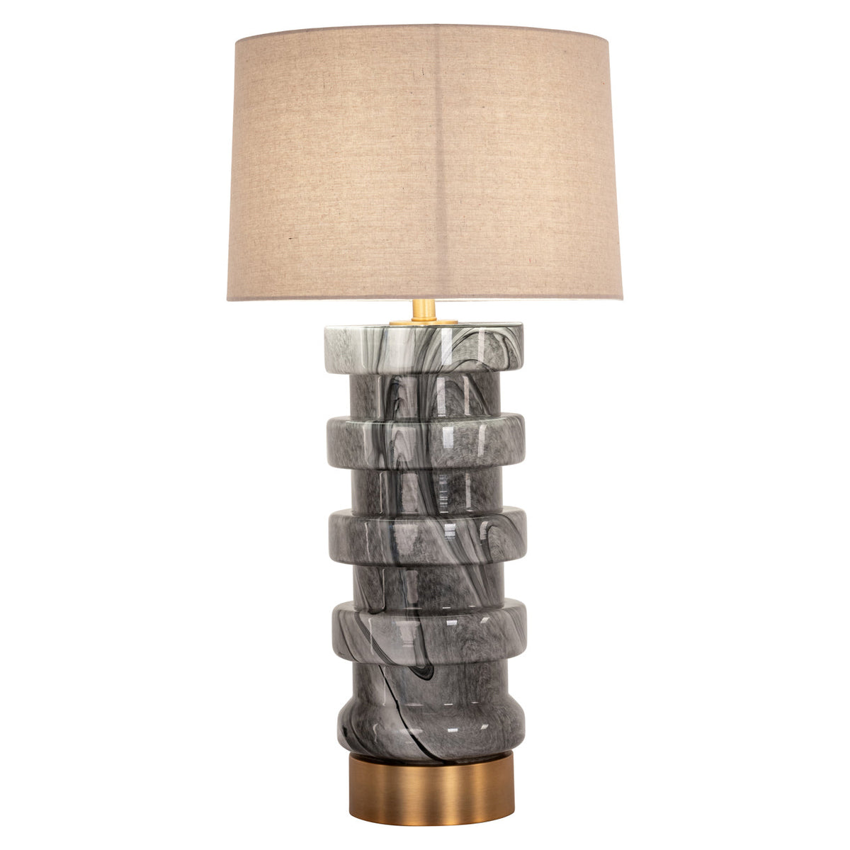 Table lamp Jaylee black/white