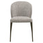 Dining chair Stacker  earth tweed fire retardant (Set of 2)