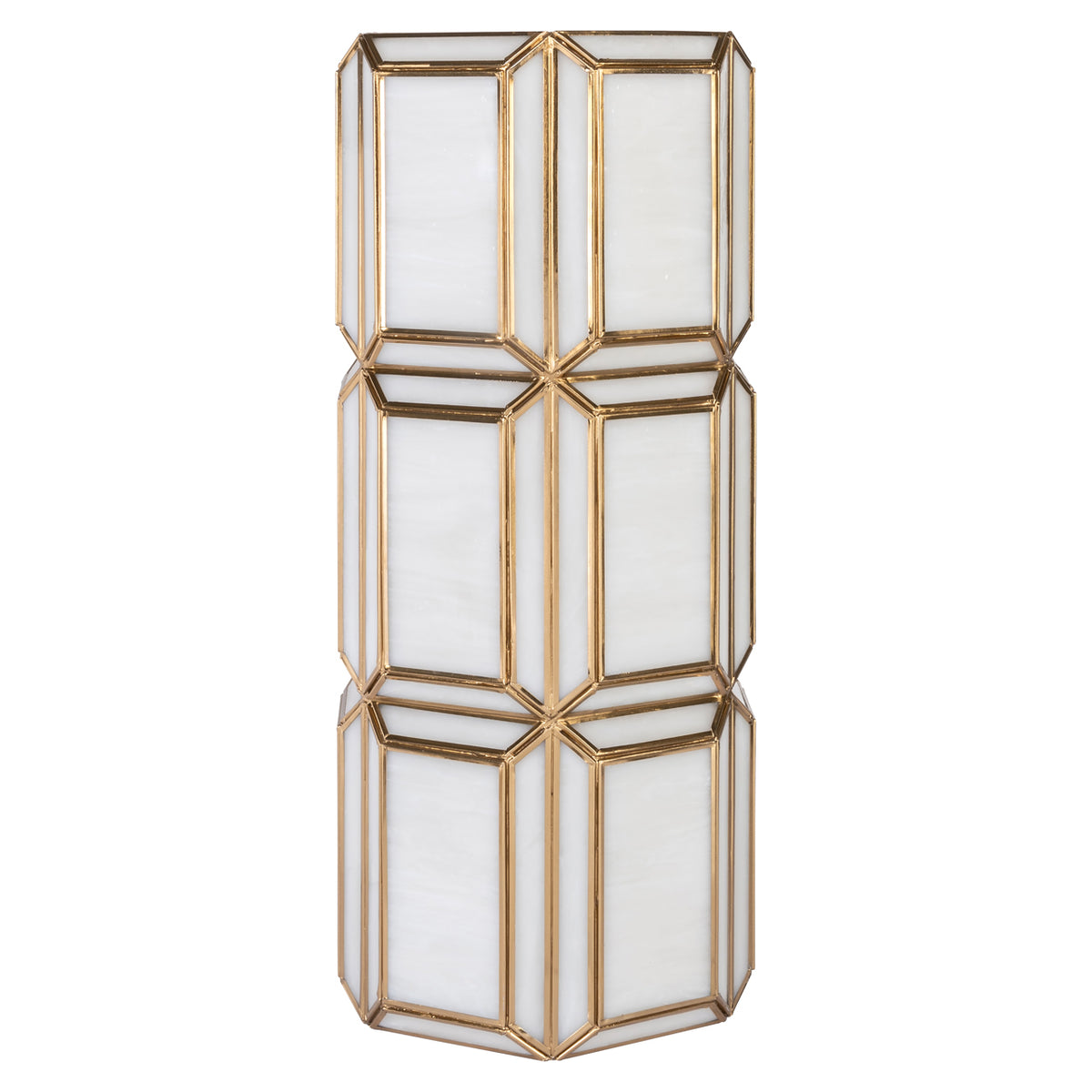 Hurricane light Emilia brass antique large