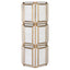 Hurricane light Emilia brass antique large