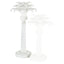 Candle holder Palma white large