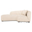 Sofa Pandora beige angora lounge left