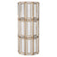 Wall lamp Opal brass antique