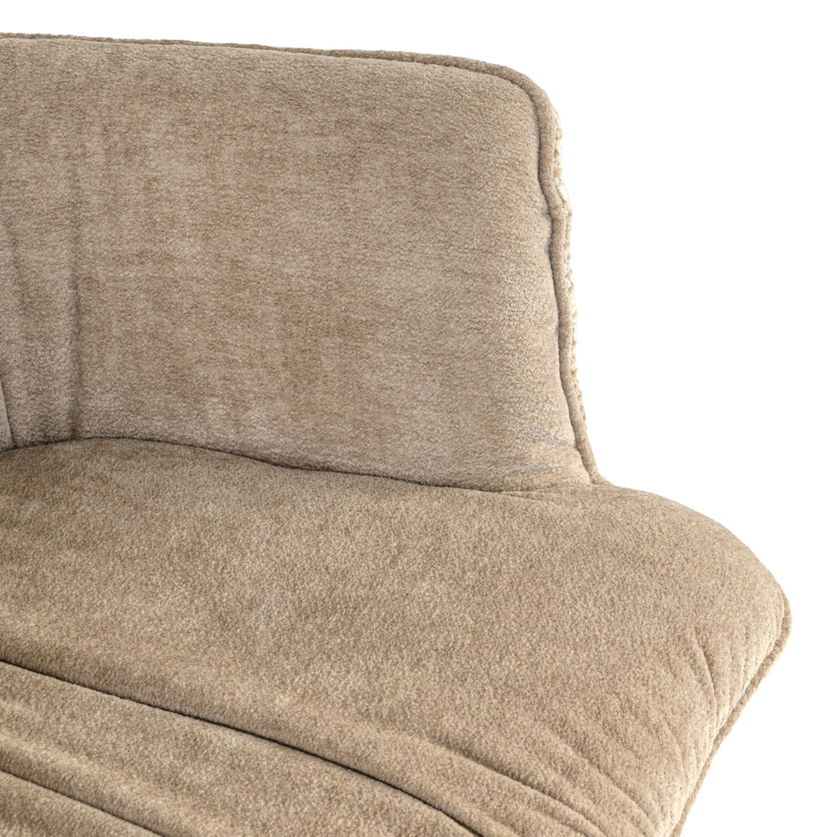 Dining chair Chase cream blockweave swivel