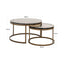 Coffee table Cleo gold (Set of 2)