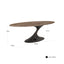 Dining table Russo ash brown oval 235