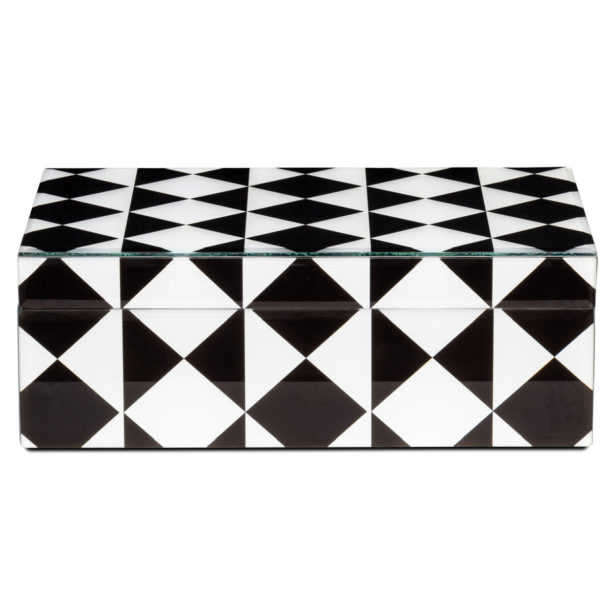 Storage box Silas black/white large