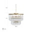 Chandelier Romy brushed gold
