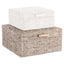 Storage box Chalenny brown large