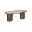 Coffee table Abandos brass antique
