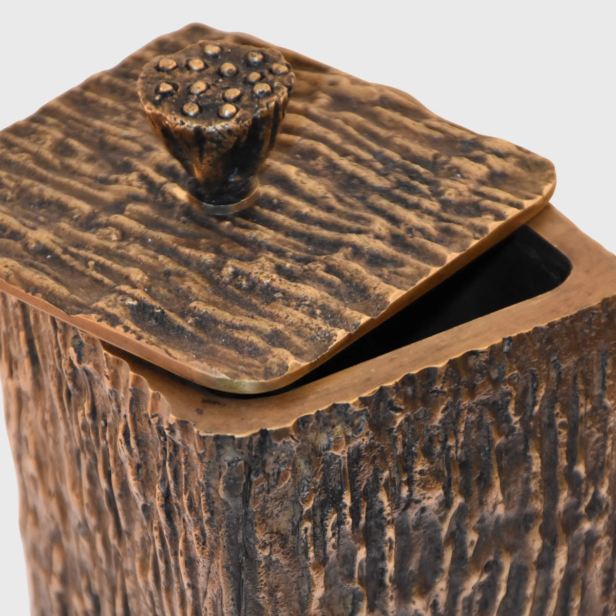 Eccotrading Design London Accessories Arunya Canister Bronze Dorato House of Isabella UK